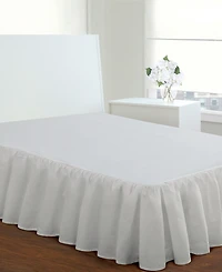 Fresh Ideas Ruffled Poplin Bed Skirt, Queen
