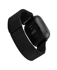 WITHit Stainless Steel Mesh Band and Silicone Sport Band 2-Pack designed for the Fitbit Versa, Versa 2 and Versa Lite