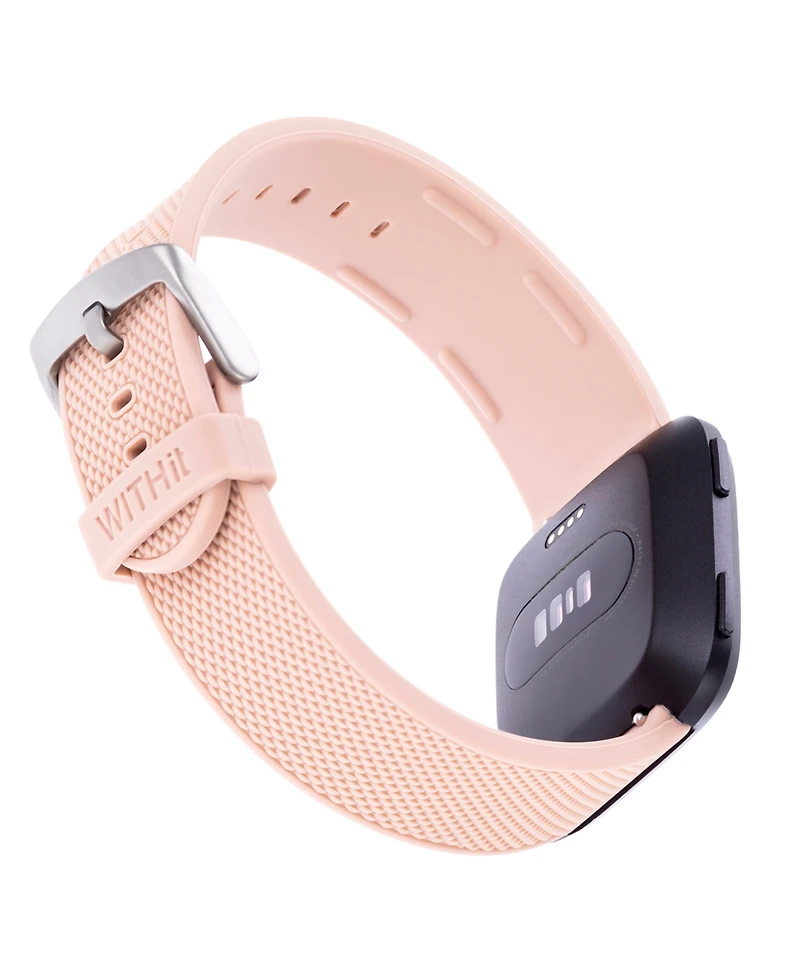 WITHit Silicone Woven Band 3-Pack designed for Fitbit Versa 3 & 4 and Sense & Sense 2