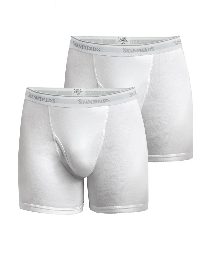 Stanfield's Premium Cotton Men's 2 Pack Boxer Brief Underwear