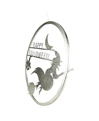 Flying Witch Happy Halloween Wall Sign, 17"