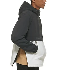 Tommy Hilfiger Men's Performance Taslan Popover Hooded Jacket