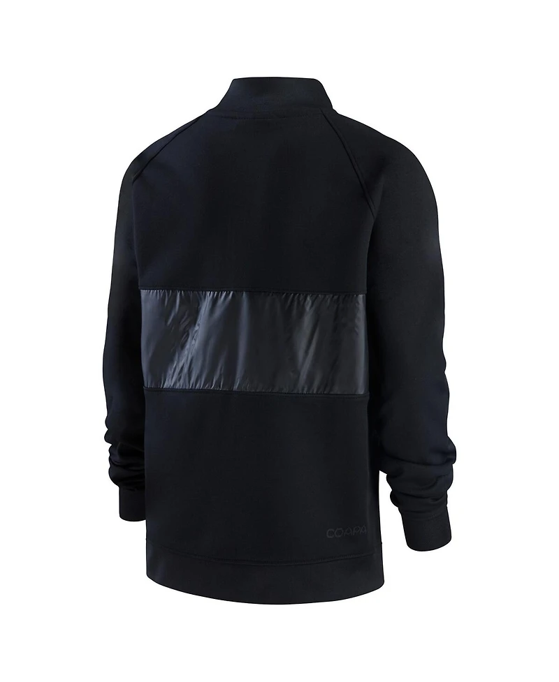 Big Boys Nike Black Club America I96 Anthem Raglan Full-Zip Jacket