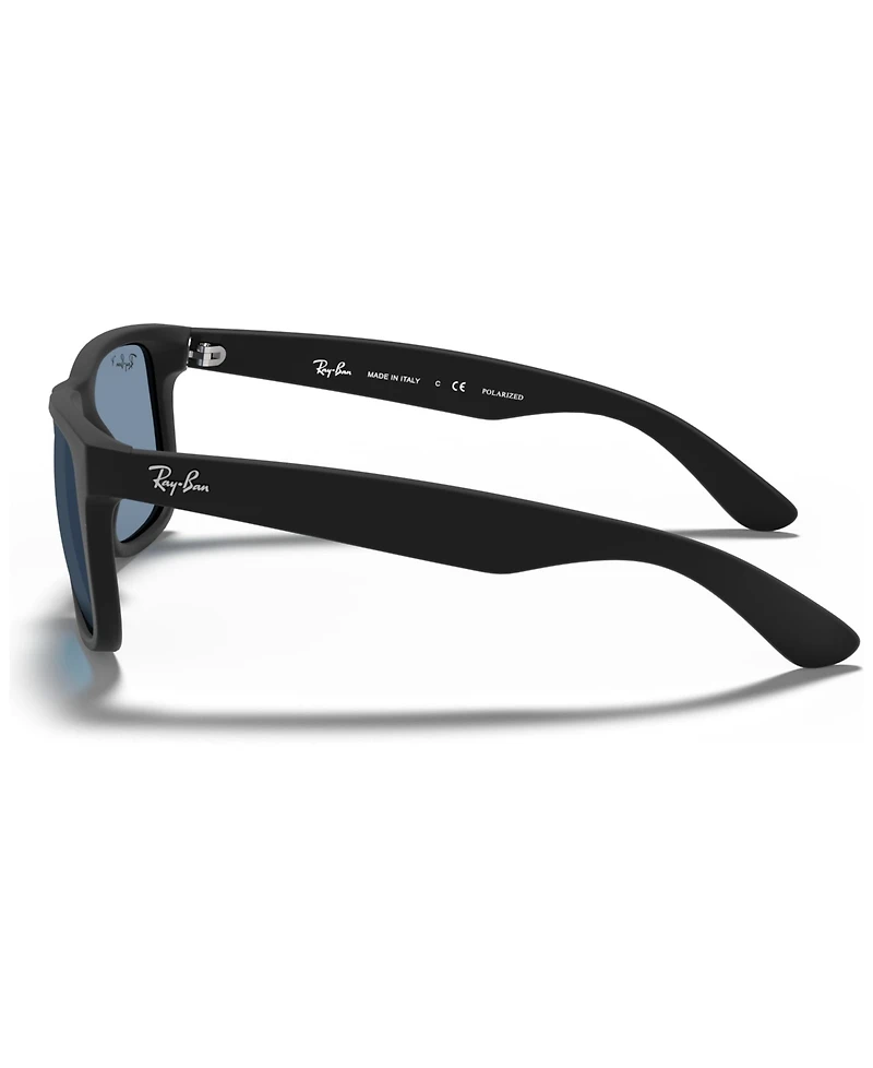 Ray-Ban Unisex Polarized Low Bridge Fit Sunglasses, Justin Classic