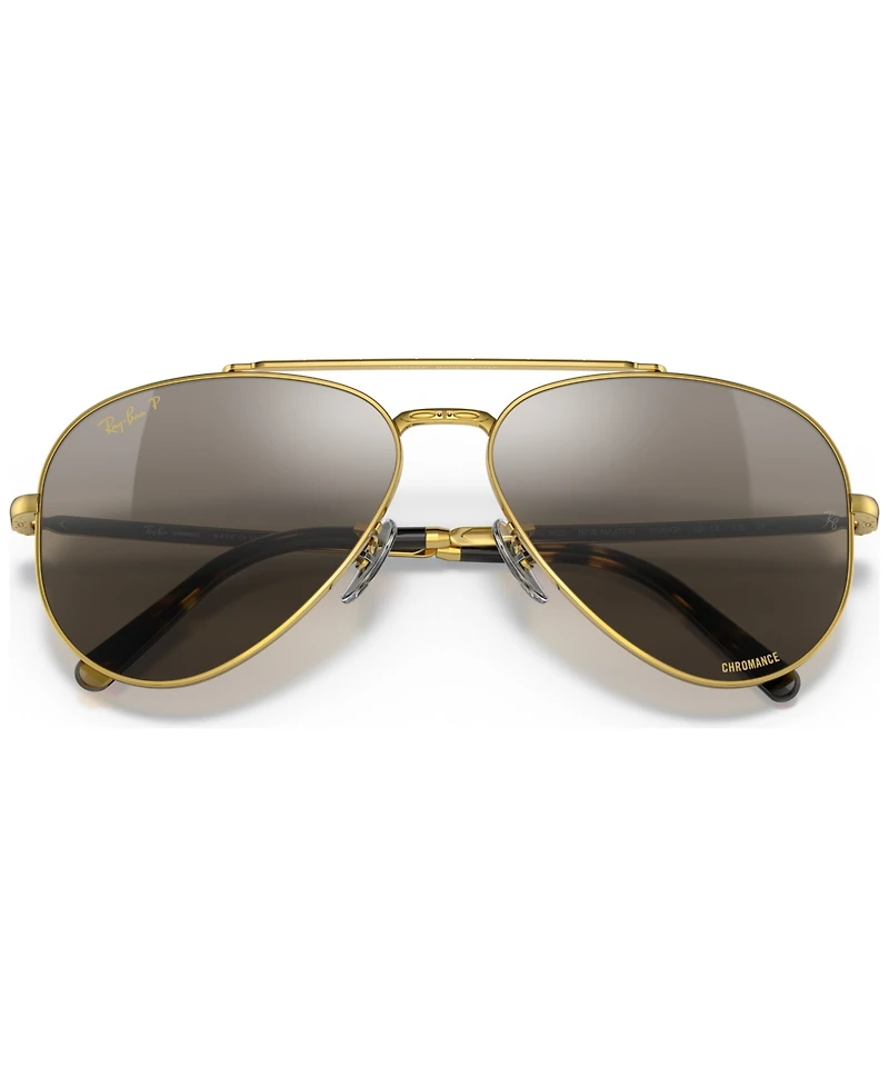 Ray-Ban Unisex Polarized Sunglasses, RB3625 New Aviator