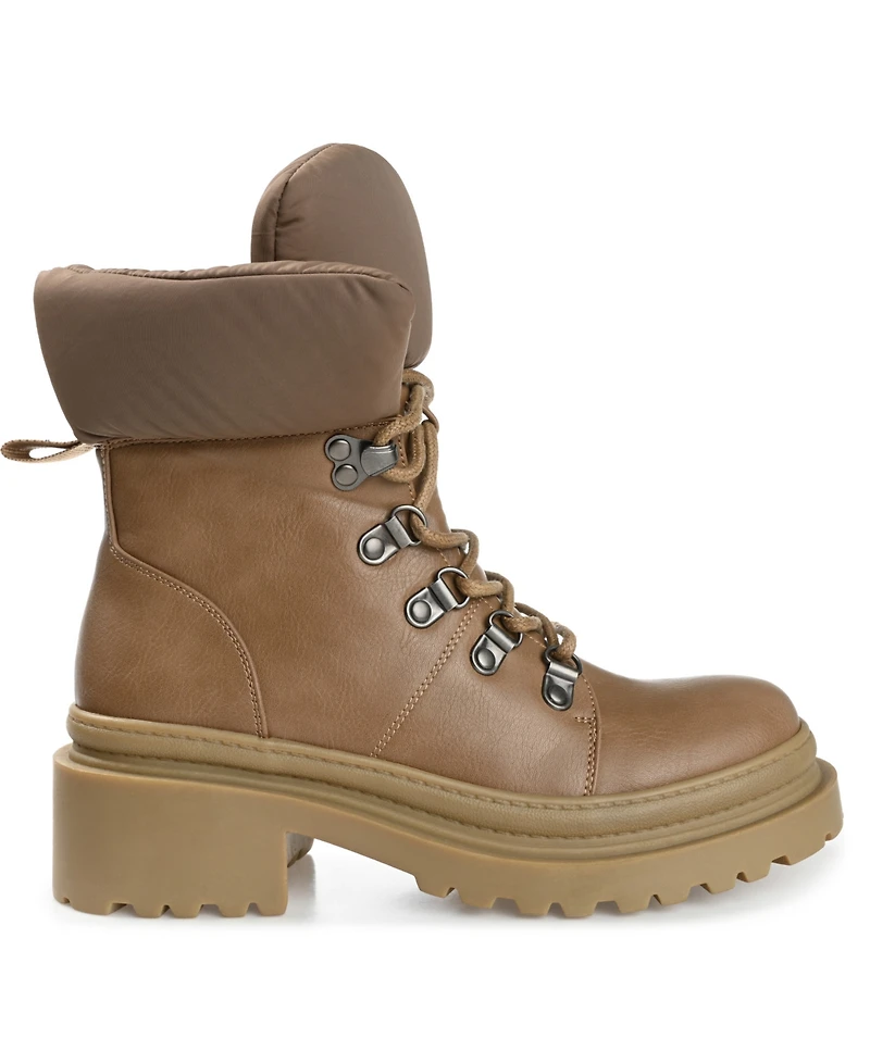 Journee Collection Women's Irrah Combat Boots