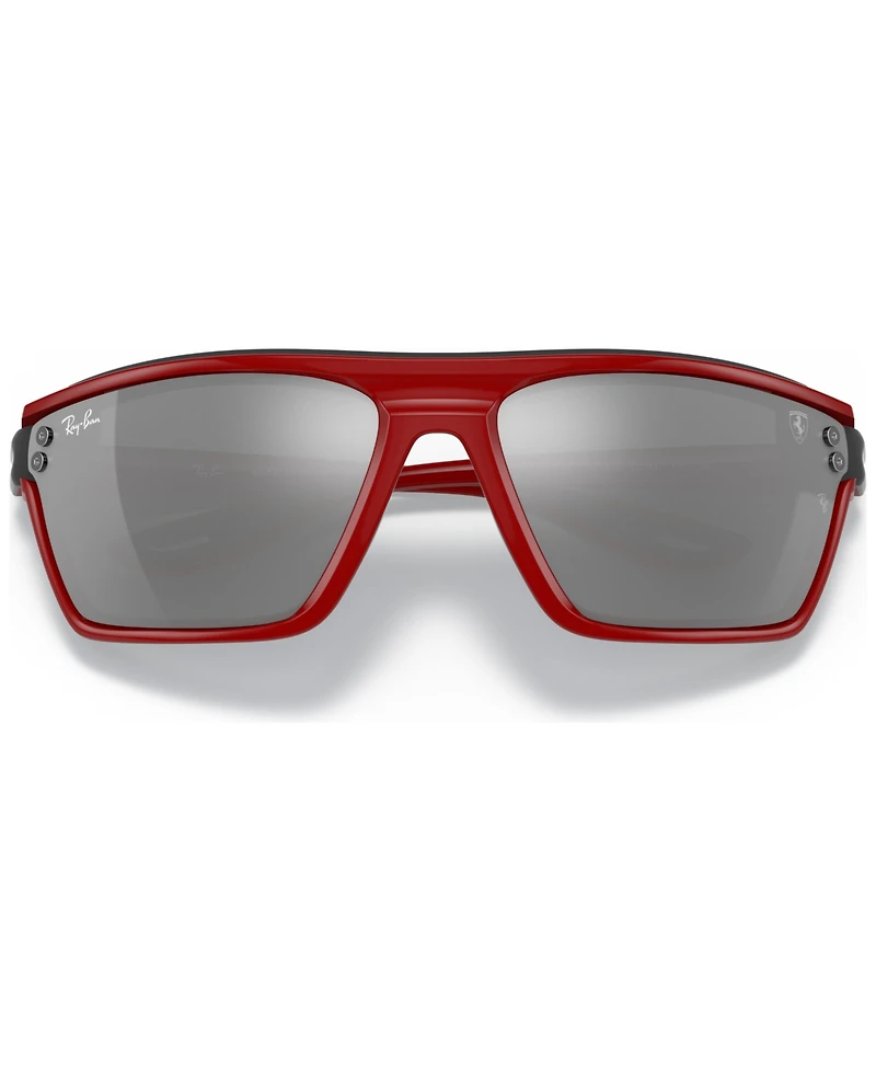 Ray-Ban RB4370M Scuderia Ferrari Collection 64 Unisex Sunglasses