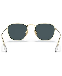 Ray-Ban Men's Polarized Sunglasses, RB8157 51 Frank Titanium