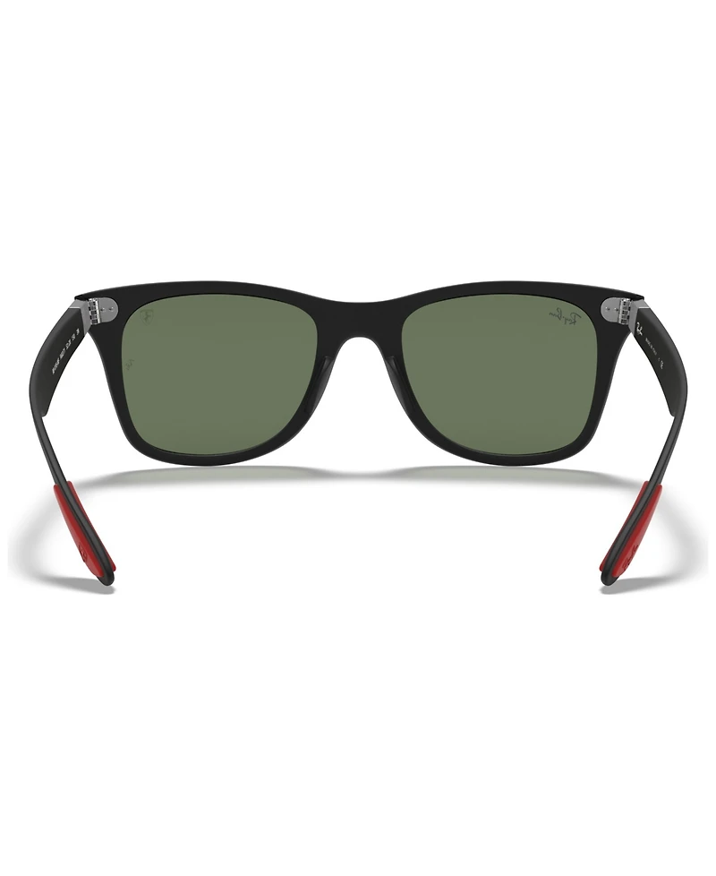 Ray-Ban Scuderia Ferrari Collection 52 Men's Low Bridge Fit Sunglasses