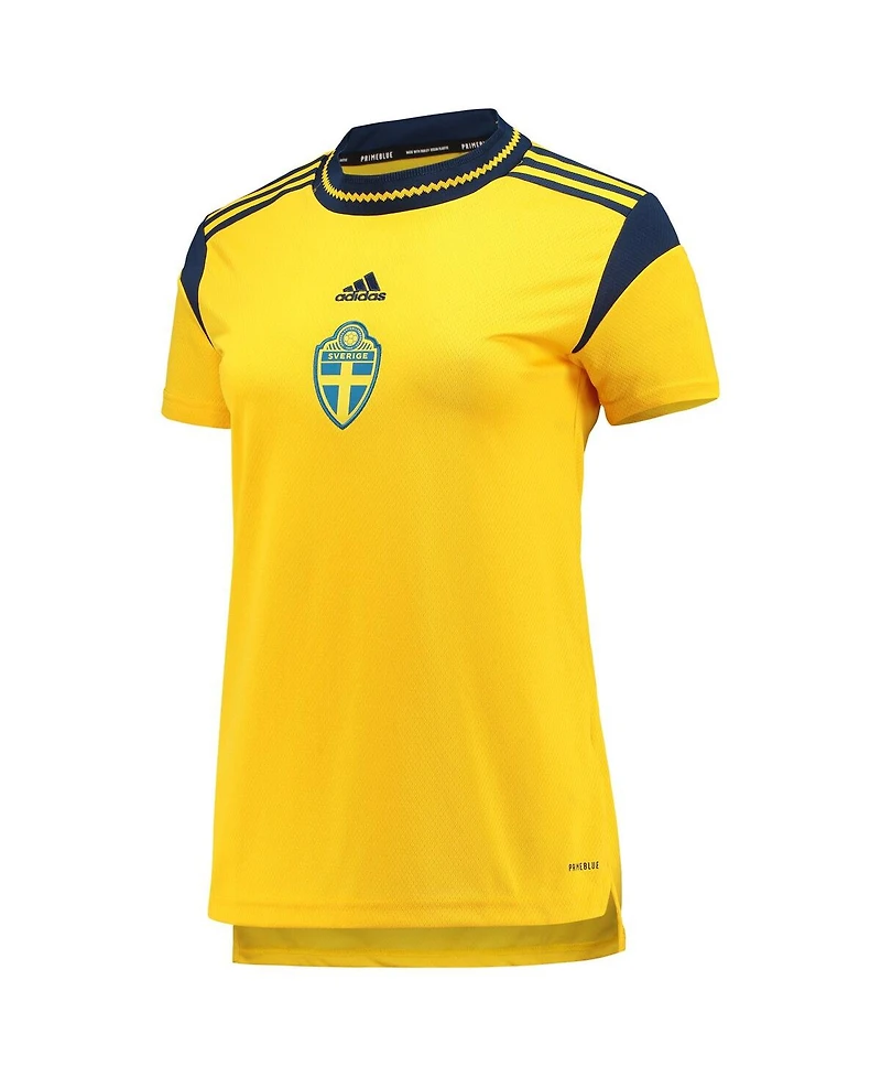 Women's adidas Yellow Sweden Women's National Team 2022 Replica Jersey