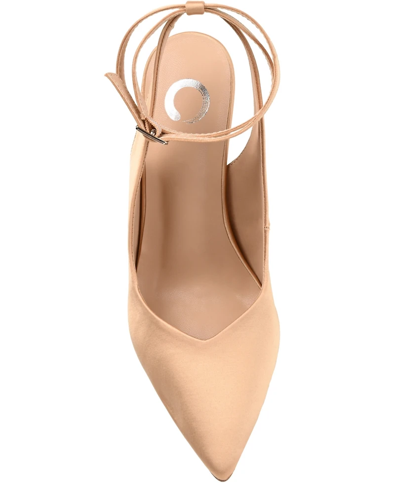 Journee Collection Women's Marcella Satin Heels