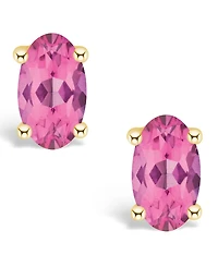 Topaz (1/2 ct. t.w.) Stud Earrings 14K White Gold or Yellow