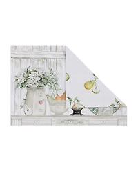 Laural Home French Pears Set of 4 Placemats, 13" x 19"
