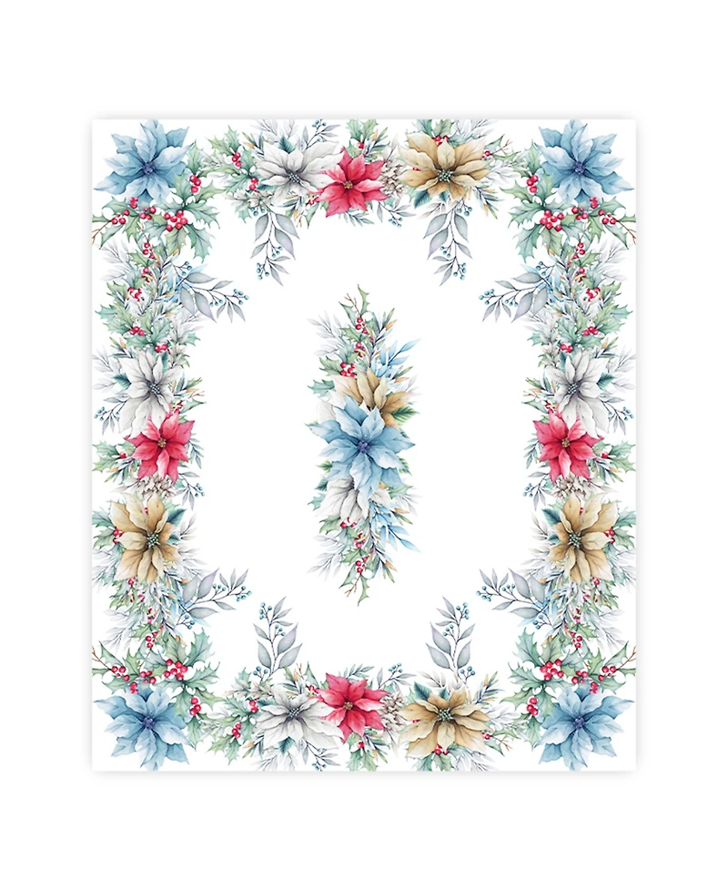 Laural Home Glad Tidings Tablecloth, 70" x 84"