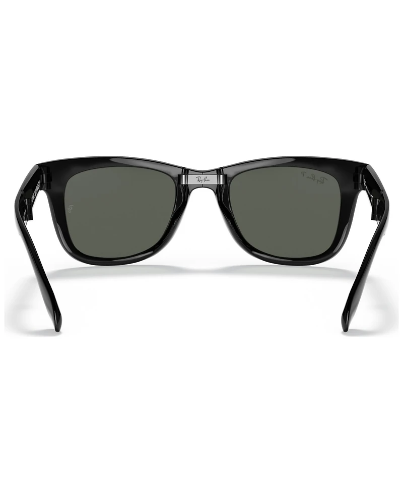 Ray-Ban Polarized Sunglasses, RB4105 Folding Wayfarer