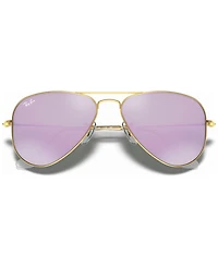 Ray-Ban Jr. Kids Sunglasses, RJ9506S Aviator (ages 4-6) 