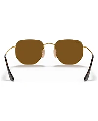Ray-Ban Unisex Polarized Sunglasses, RB3548N Hexagonal Washed Evolve
