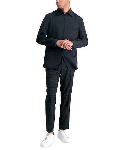 Kenneth Cole Reaction Men's Gabardine Skinny/Extra-Slim Fit Performance Stretch Flat-Front Dress Pants