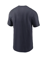 Men's Nike Navy Chicago Bears Team Wordmark T-shirt