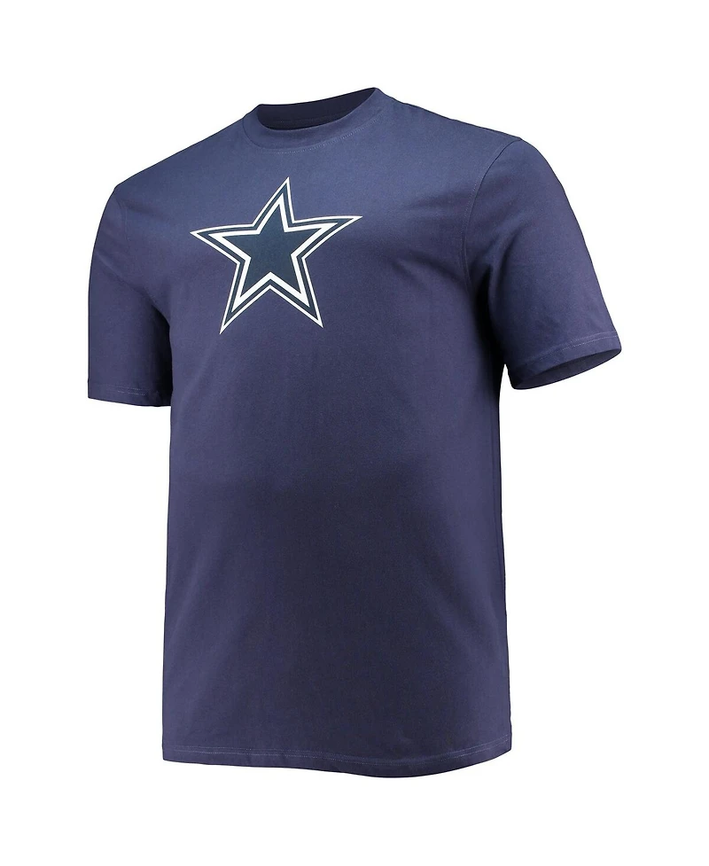 Men's Fanatics Dak Prescott Navy Dallas Cowboys Big and Tall Player Name Number T-shirt