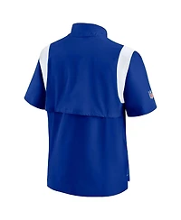 Men's Nike Royal Buffalo Bills Coaches Chevron Lockup Pullover Top