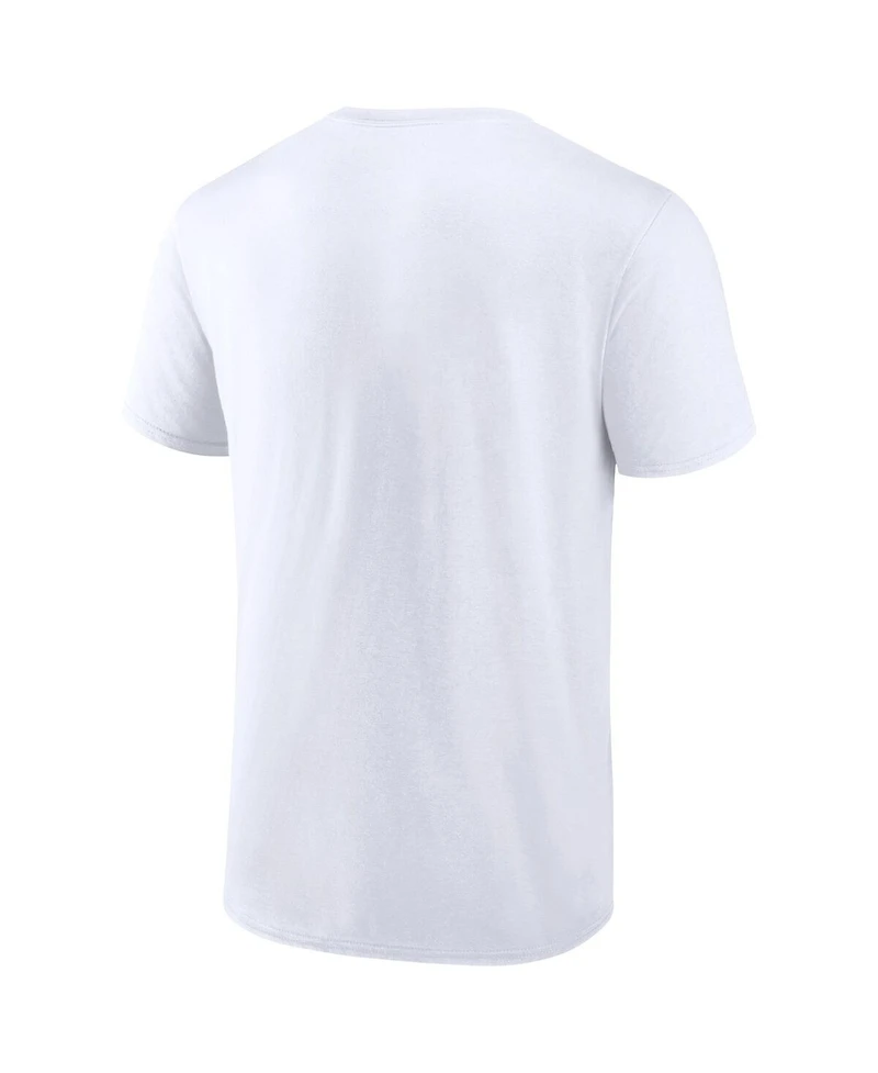 Men's Fanatics White Los Angeles Rams Super Bowl Lvi Champions Big and Tall Ring T-shirt
