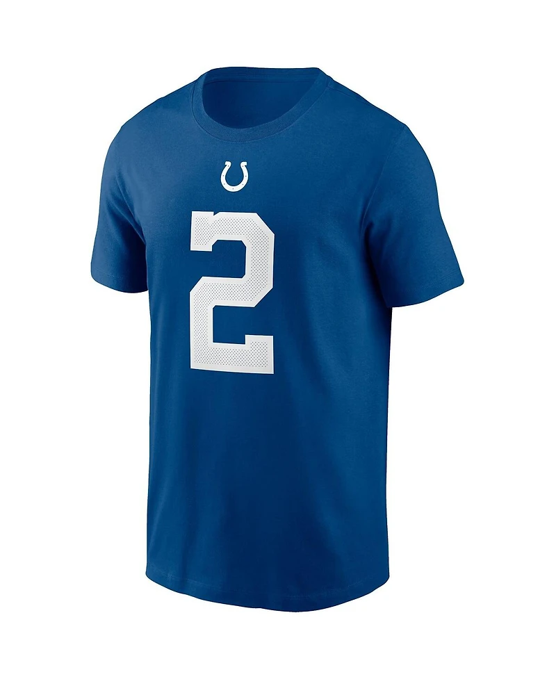 Men's Nike Matt Ryan Royal Indianapolis Colts Player Name & Number T-shirt