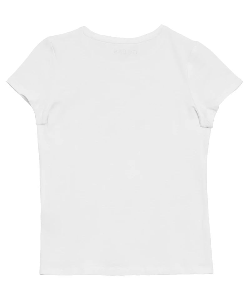 Guess Big Girls Triangle Rhinestone Logo T-shirt