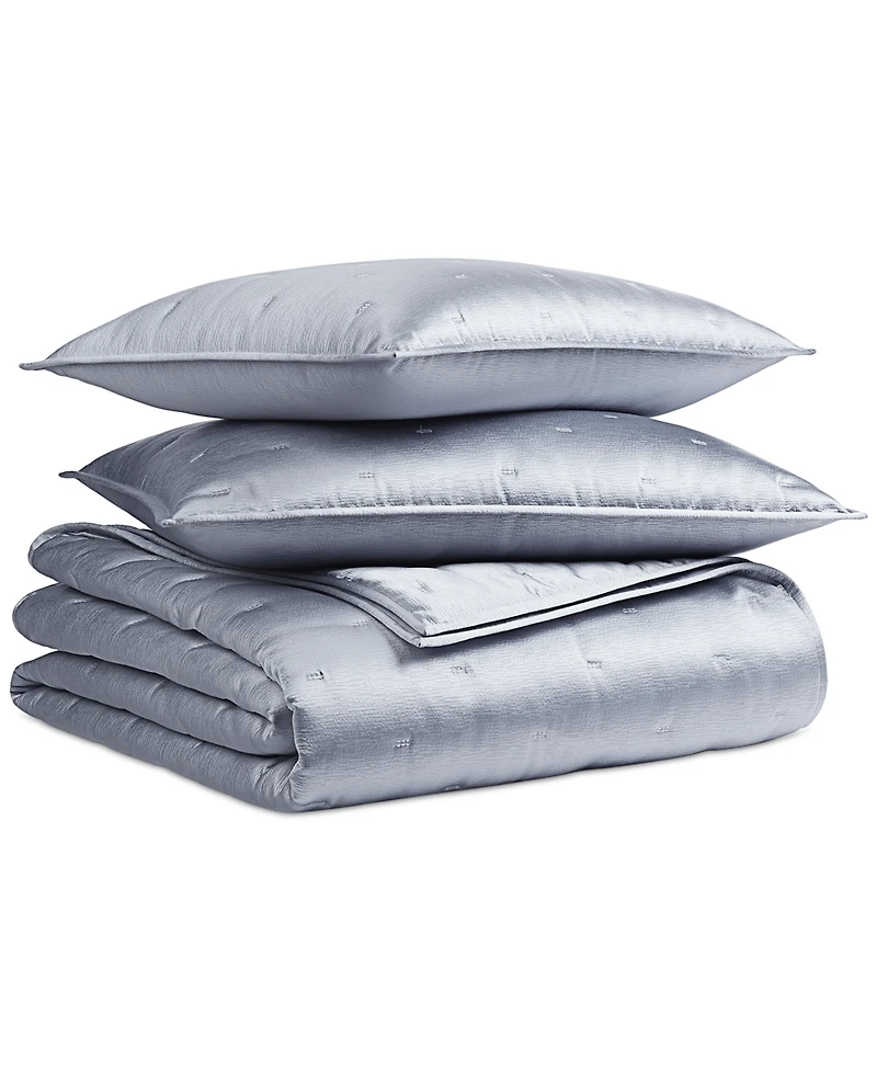 Closeout! Hotel Collection Glint 3-Pc. Coverlet Set, Full/Queen, Exclusively at Macy's