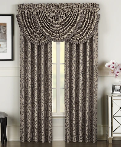J Queen New York Astoria Waterfall Window Valance, 49" x 33"