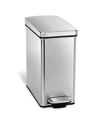 simplehuman 10 Liter Profile Step Bathroom Trash Can with Soft-Close Lid