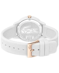 Lacoste Women's L.12.12 White Silicone Strap Watch 36mm