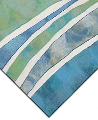 Liora Manne' Visions Iii Wave 2'3" x 8' Runner Outdoor Area Rug