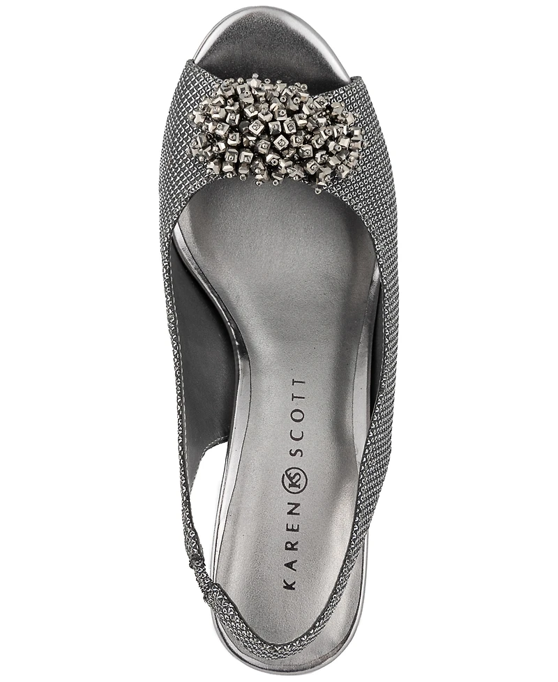 Karen Scott Breena Slingback Peep-Toe Pumps, Created for Macy's