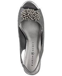 Karen Scott Breena Slingback Peep-Toe Pumps, Created for Macy's