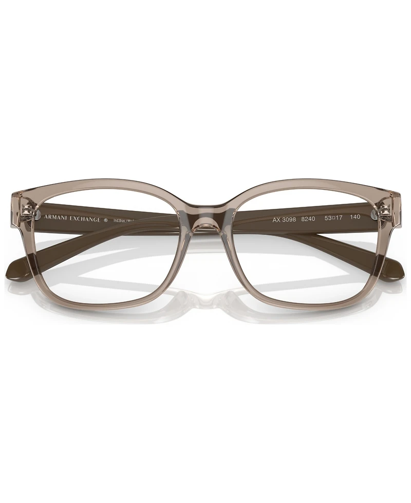 A|X Armani Exchange Women's Rectangle Eyeglasses AX3098