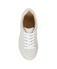 Betsey Johnson Little and Big Girls Sidny Rhinestone Sneakers