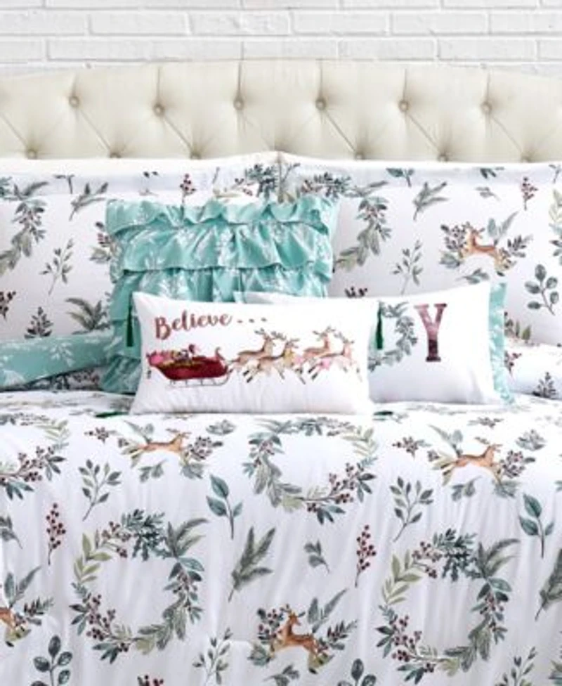 Southshore Fine Linens Happy Holidays Reversable 6 Piece Comforter Set