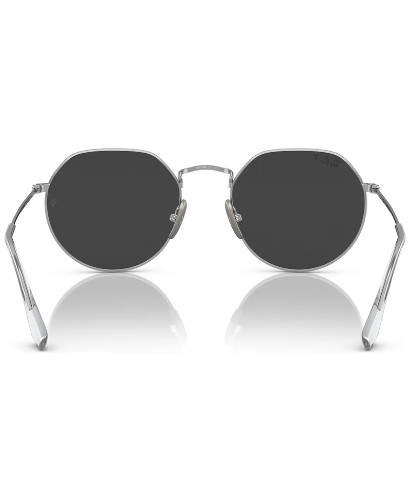 Ray-Ban Unisex Titanium Polarized Sunglasses, RB8165