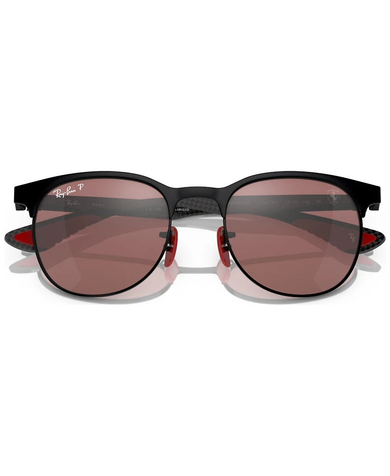 Ray-Ban RB8327M Scuderia Ferrari Collection 53 Unisex Polarized Sunglasses