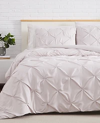 Southshore Fine Linens Pintuck Piece Duvet Cover Set