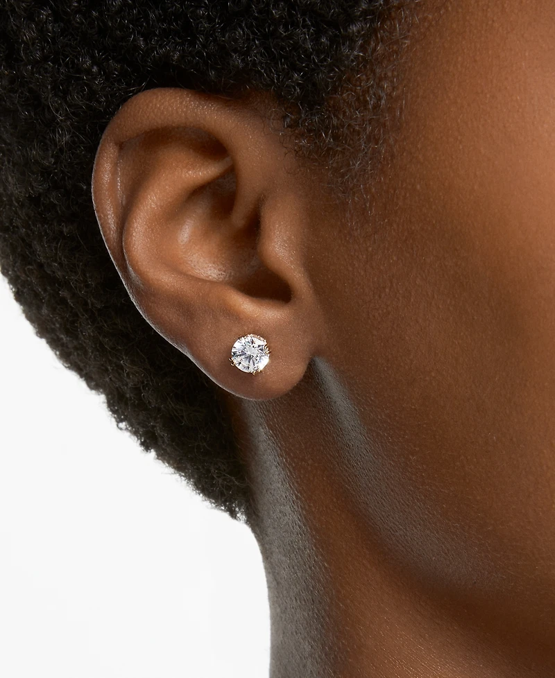 Swarovski Silver-Tone Constella Crystal Stud Earrings