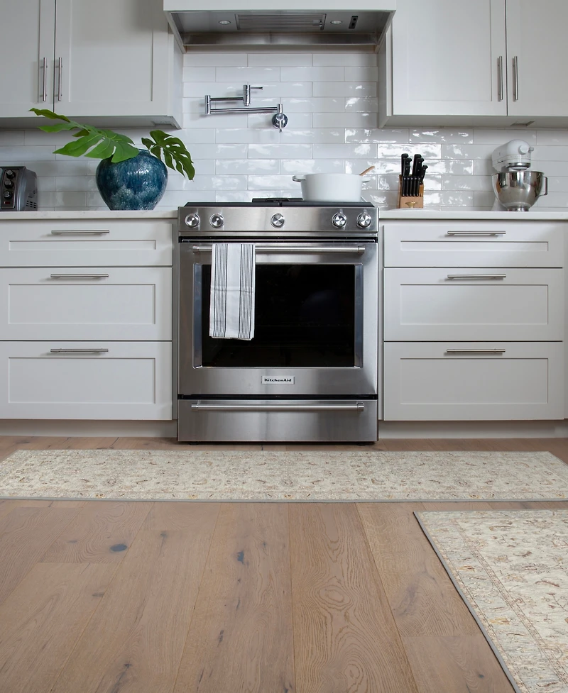 GelPro Nevermove Traditional Jordan Kitchen Runner, 24" x 76"