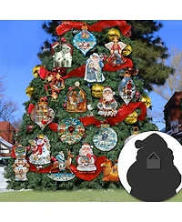 Designocracy Doctor Santa Wooden Decor