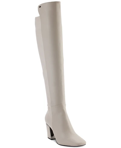 Dkny Women's Cilli Square-Toe Knee-High Dress Boots