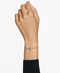 Swarovski Crystal Octagon Halo Bangle Bracelet