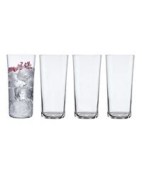 Nude Glass Savage High Ball Glasses, Set of 4
