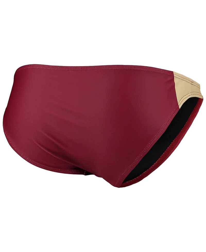 Women's Foco Garnet Florida State Seminoles Wordmark Bikini Bottom