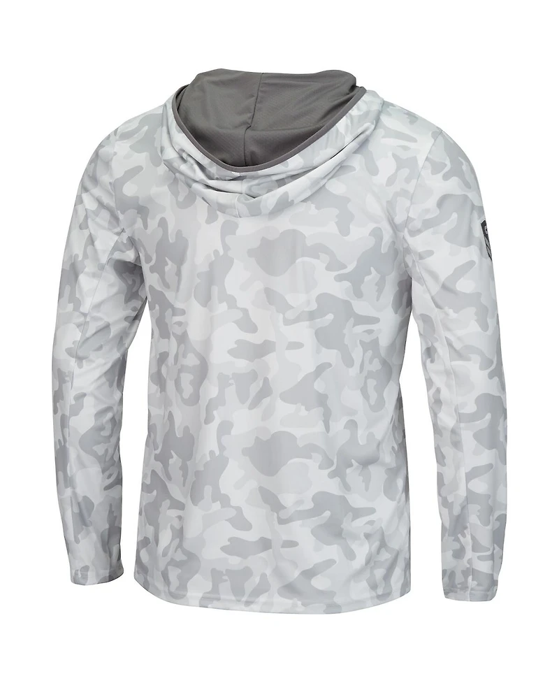 Men's Colosseum Arctic Camo Michigan Wolverines Oht Military-Inspired Appreciation Long Sleeve Hoodie Top