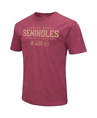 Men's Colosseum Garnet Florida State Seminoles Oht Military-Inspired Appreciation Flag 2.0 T-shirt